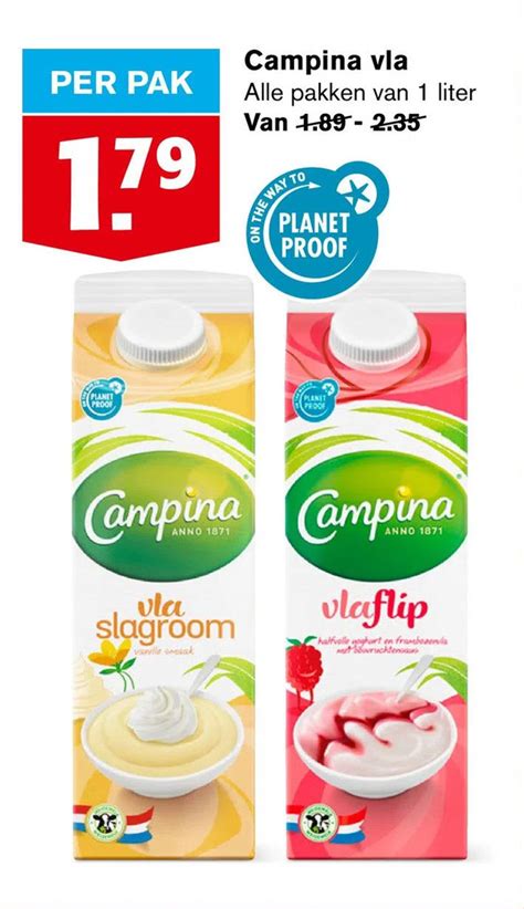 Campina Vla Aanbieding Bij Hoogvliet