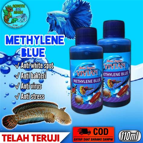 Jual Obat Ikan Obat Stress Methylene Blue Ml Shopee Indonesia