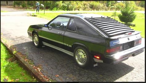 87 Shelby Charger Blacksilver 26500 Original Miles Turbo Dodge