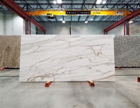 Calacatta Gold Porcelain Full Front Primestones® Granite Quartz Marble