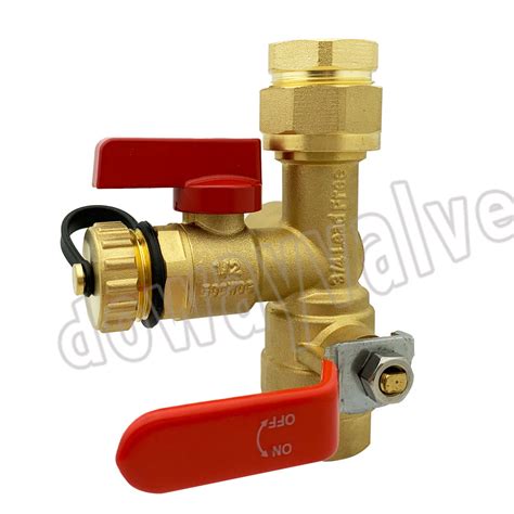 Tankless Water Heater Service Valve Kit With Pressure Relief Valve