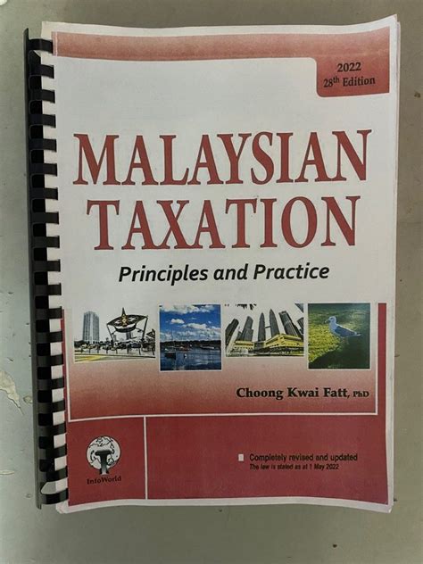 Malaysian Taxation Principle And Practice Th Edition Hobbies