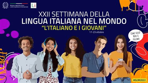 Xxii Settimana Della Lingua Italiana Litaliano E I Giovani Dante