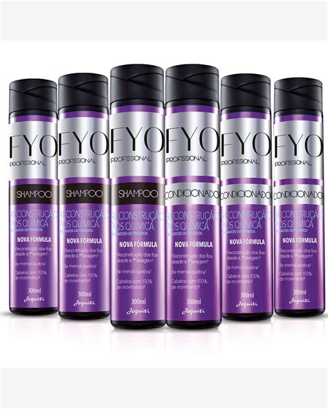 Riachuelo Kit Shampoo E Condicionador Fyo Profissional Reconstru O