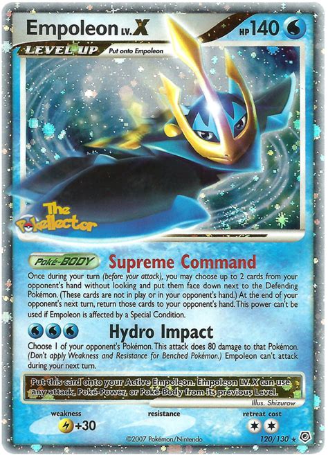 Empoleon LV X Diamond Pearl 120 Pokemon Card