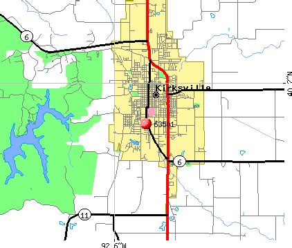 kirksville missouri map