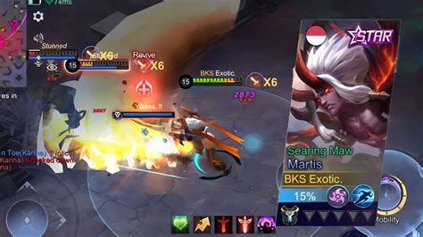 Martis Searing Maw Survival Mode Mobile Legends Youtube