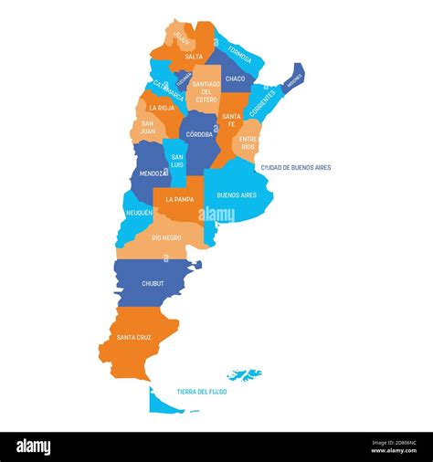 Arriba 98 Foto Mapa De Argentina Con Sus Provincias Actualizar 10 2023