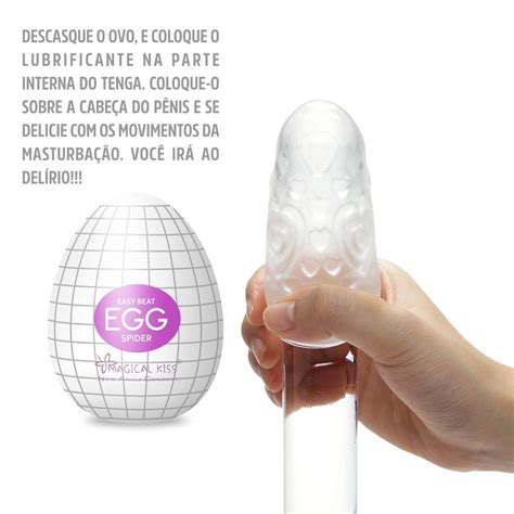 Ovo Egg Silicone Macio Masculino Feminino Masturba Estimula Excita