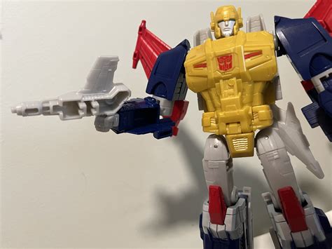 Transformers Legacy Voyager Metalhawk Twincast In Hand Images