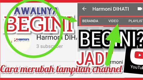 Cara Setting Tampilan Beranda Channel Youtube Youtube