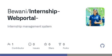 Github Bewani Internship Webportal Internship Management System