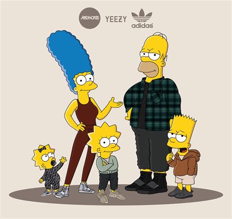 The Simpsons Illustrated As Sneakerheads By Olga Wójcik