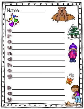 Groundhog Day Acrostic Poem by Angie's Creative Corner | TPT