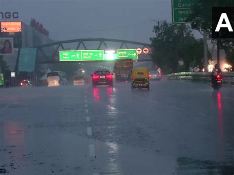 Delhi Ncr Receives Rainfall Imd Predicts Thunderstorms Rain In