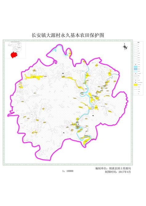 长安镇各村基本农田保护图 绩溪县人民政府