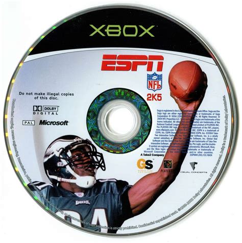 ESPN NFL 2K5 (2004) Xbox box cover art - MobyGames