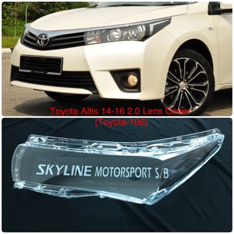 Toyota Corolla Altis Head Lamp Head Light 1 8 2 0 Lens Cover 2014 2015