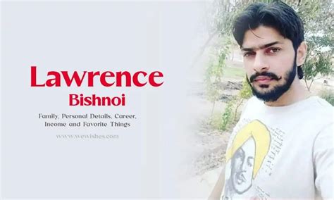 Lawrence Bishnoi Biography, Family, Personal Details, Career, Income ...