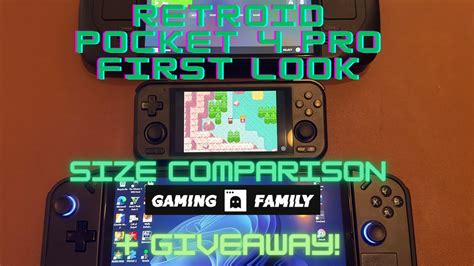 Retroid Pocket 4Pro First Look Gameplay Size Comparison GIVEAWAY