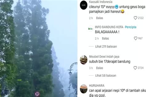 Sedang Trending Fenomena Cuaca Dingin Di Bandung Ternyata Ini