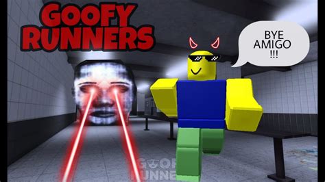 Goofy Runners Roblox Walkthrough Creepy Game Level 1 And 2