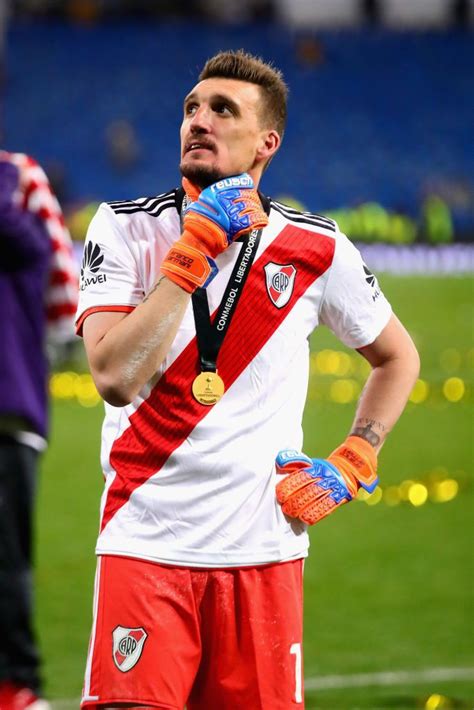 MADRID SPAIN DECEMBER 09 Franco Armani Of River Plate Looks On