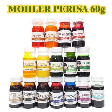 Jual Perisa Mohler 60g Perisa Nardeen 60g Perisa Coffee Bun Perisa