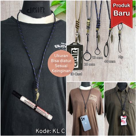 Jual Lanyard Kalung Tali Gantungan Hp Id Card Karet Spidol O Ring