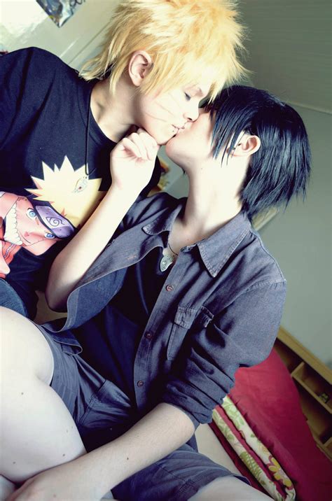 SasuNaru kiss by Nanda-Kaulitz on DeviantArt