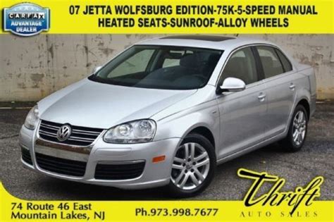 Sell Used 07 Jetta Wolfsburg Edition 75k 5 Speed Manual Heated Seats