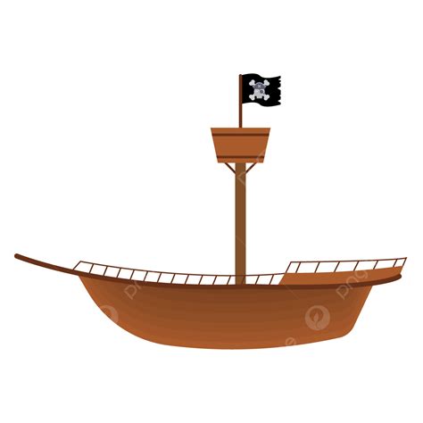 Navio Pirata Vetor Png Navio Barco De Madeira Pirata Imagem Png E The