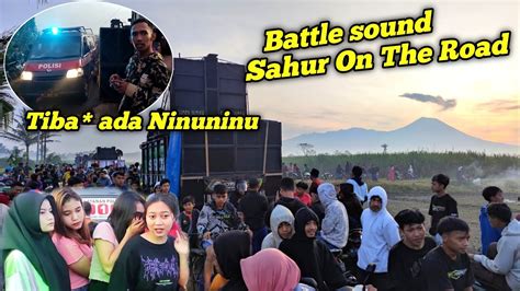 Bikin Panik Detik Kedatangan Polisi Di Lokasi Battle Sound Ronda