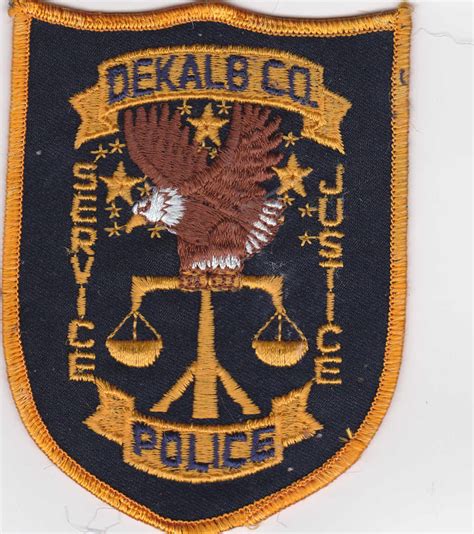 Dekalb County GA Police Patch Shoulder Uniform