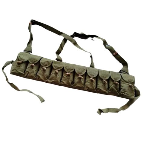 Original Chinese Military Surplus Sks Semi Ammo Chest Rig Bandolier