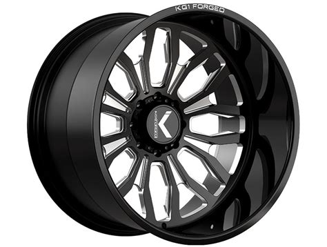 Kg1 Forged Milled Gloss Black Heathen Wheels Realtruck