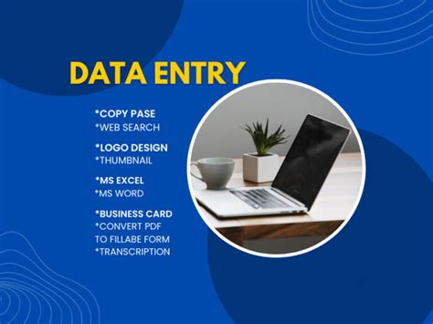 Do Copy Past Web Search All Type Of Data Entry Logo Designing