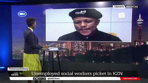 Unemployed Social Workers Picket In Kzn Mlungisi Ndlovu Youtube