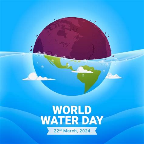 Free Vector Gradient Illustration For World Water Day Awareness