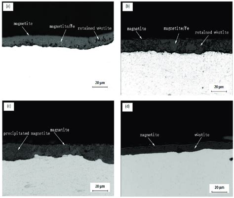 Microstructure Cross Section Images Of Oxide Scales A Type I B