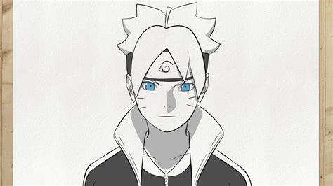 Como Desenhar O Boruto Uzumaki Passo A Passo F Cil E R Pido Para