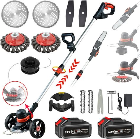 SHJICH Accu Grastrimmer Met Accu 5 In 1 Multifunctionele Grastrimmer