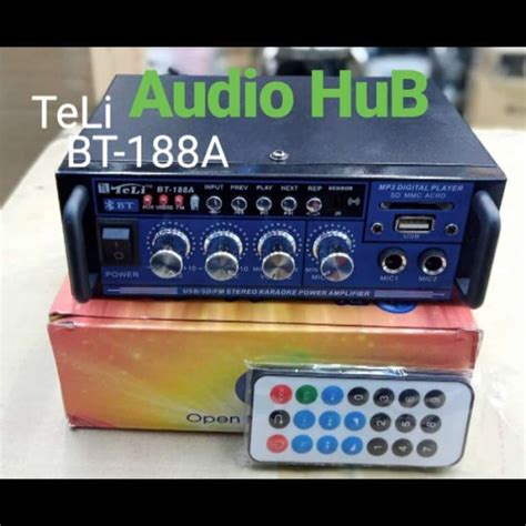 Jual AMPLI TELI BT 188A AMPLIFIER TELI BT188A BT 188 A BLUETOOTH USB