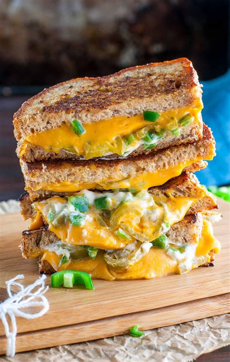 Vegan Jalape O Popper Grilled Cheese