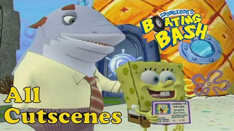 Spongebob S Boating Bash All Cutscenes Youtube