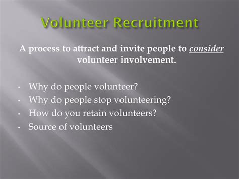 Ppt Volunteer Recruitment Powerpoint Presentation Free Download Id 6097554