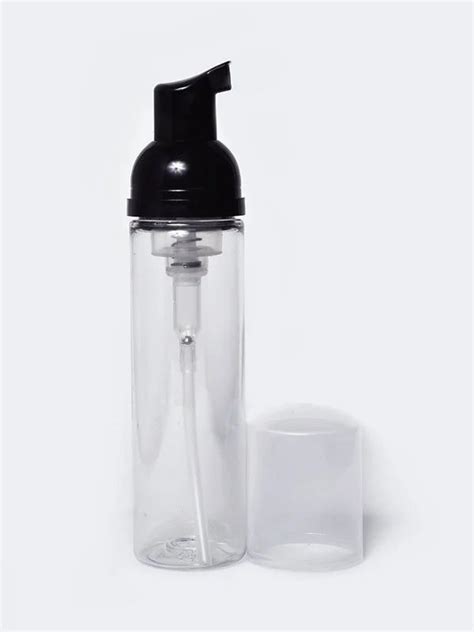 Pet Ml Transperent Foam Bottle With Black Foaming Pump Ml At Rs