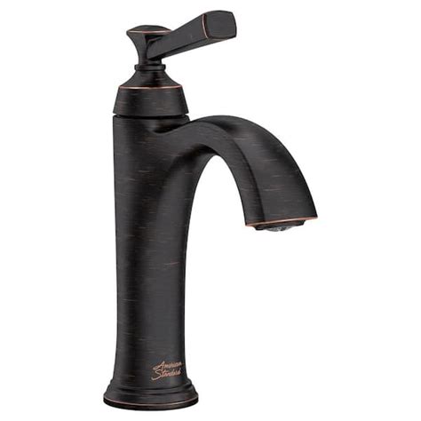 American Standard Rumson Single Hole Single Handle Bathroom Faucet In Legacy Bronze 7417101278