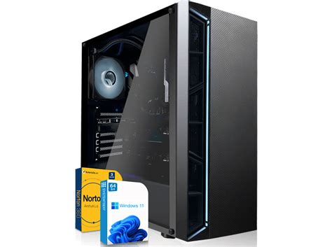 SYSTEMTREFF Gaming AMD Ryzen 5 4500 Windows 11 Pro Gaming PC Mit AMD