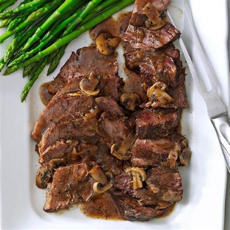 Country Chuck Roast With Mushroom Gravy Recipe Taste Of Home